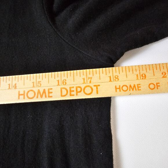 Sigrid Olsen Sport Women's Black Open Cardigan Dark Academia Witchy Classic M - Picture 7 of 13